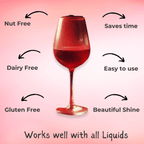 confect crystal wine red luster dust br b 5 gms b