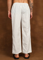 Fabmade Driftline Stripe Linen Pyjama