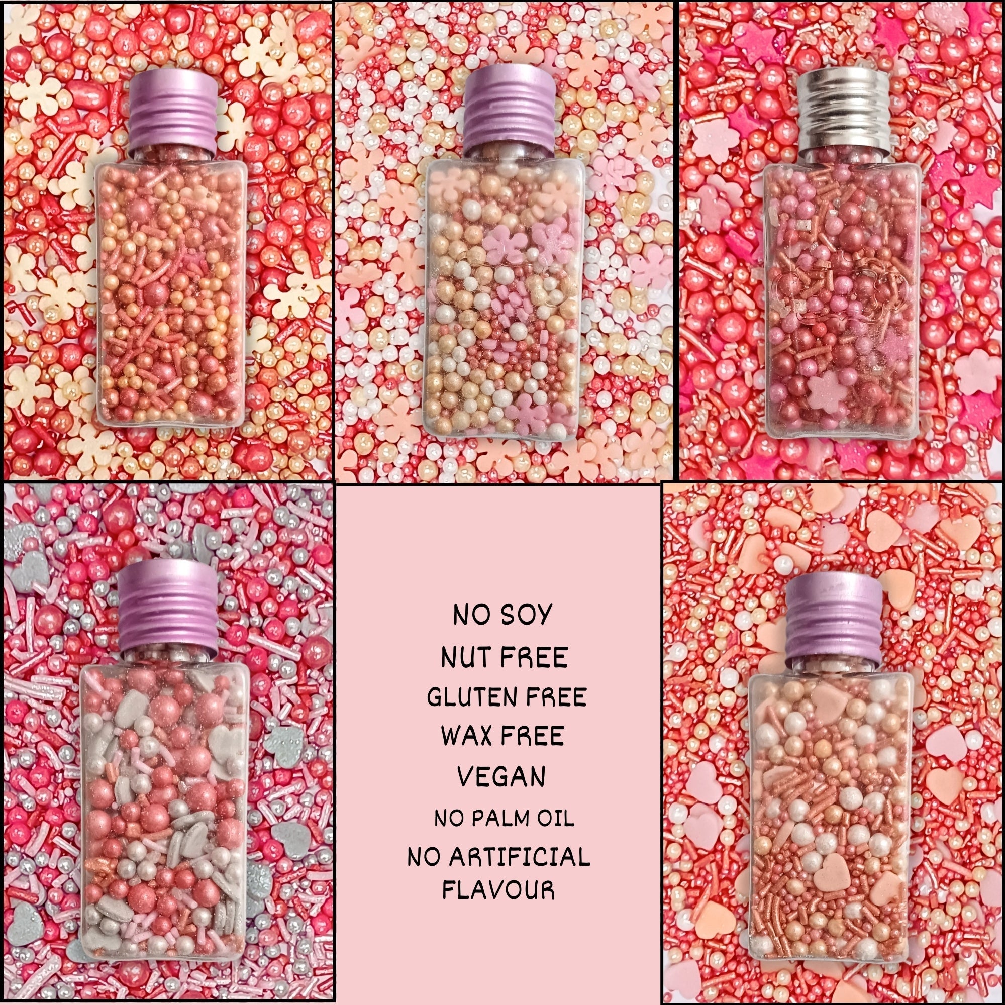 valentine sprinkles vs multipack 15 100 gms