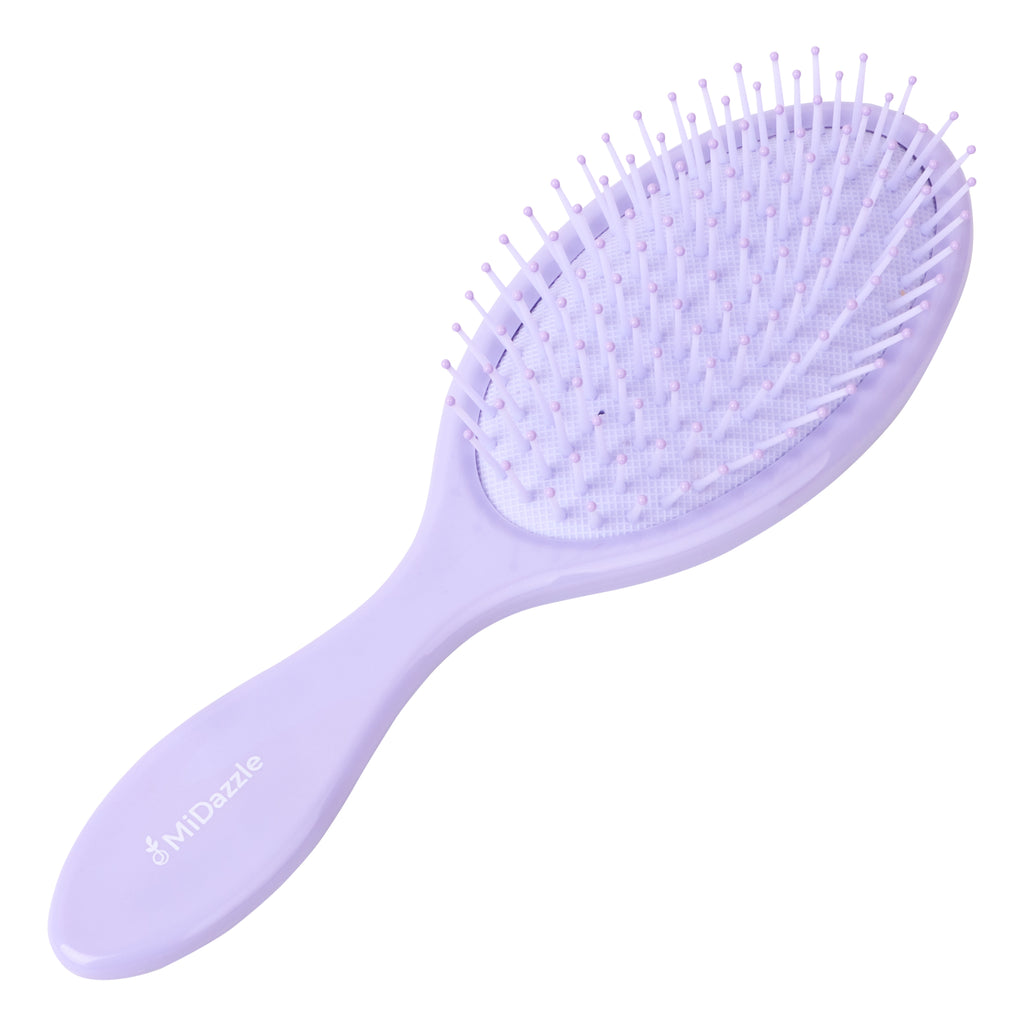 MiDazzle Oval Hair Brush (Lavender) MIHB0024 - Distacart