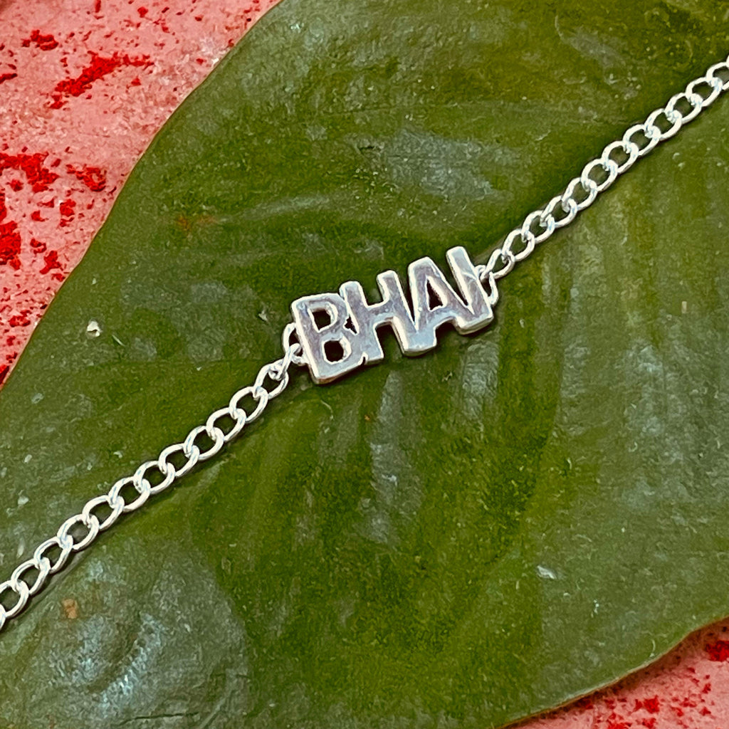 trueBrowns 925 Sterling Silver Bhai Silver Chain Rakhi - Distacart