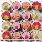 confect celebration toppers for cakes cupcakes celebration toppers for cupcake cake decoration 100gms ct 08