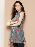Ahalyaa Floral Printed Tunic