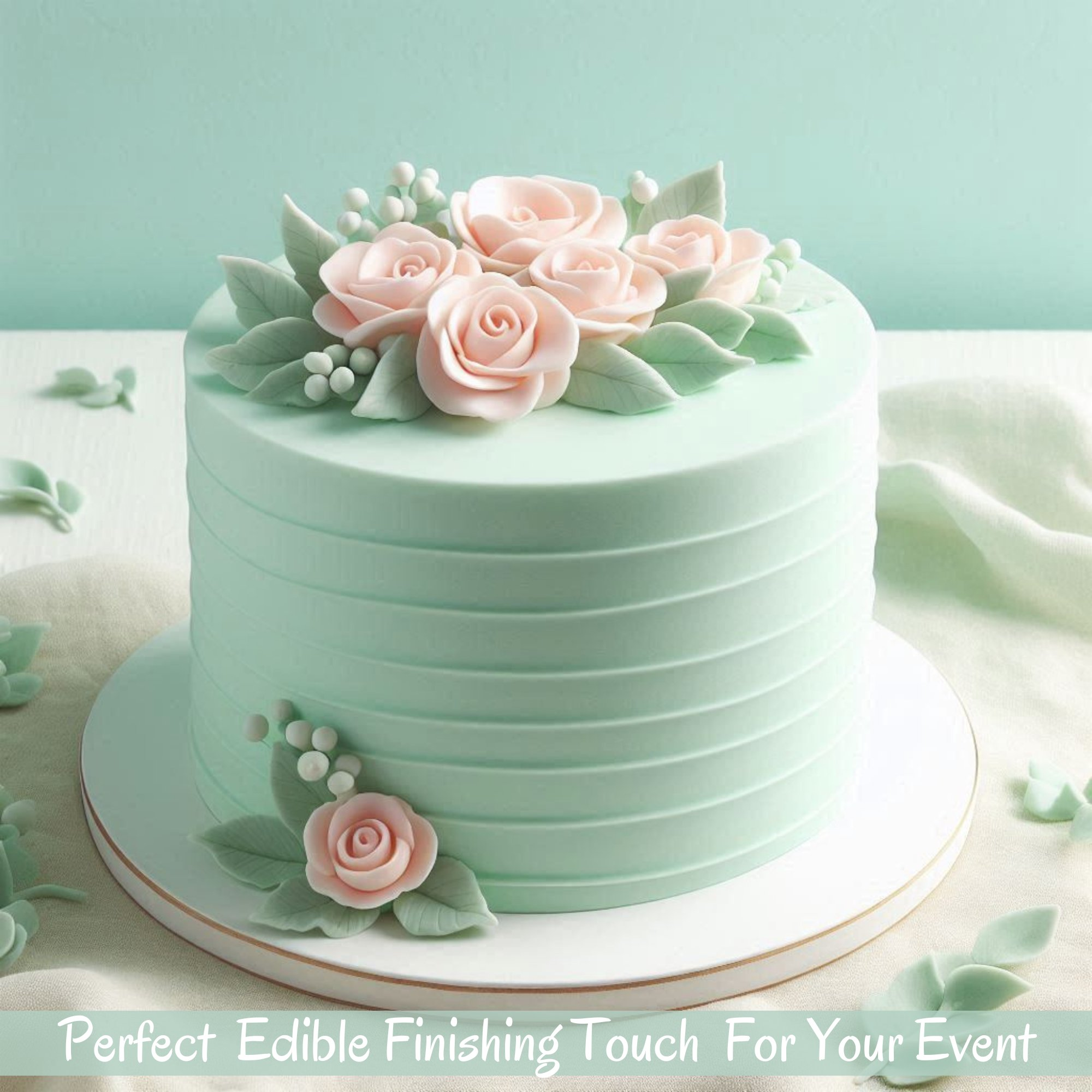 mint green sugarpaste 250 gms