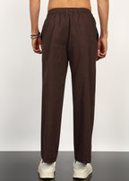 Fabmade Cocoa Drift Linen Trousers