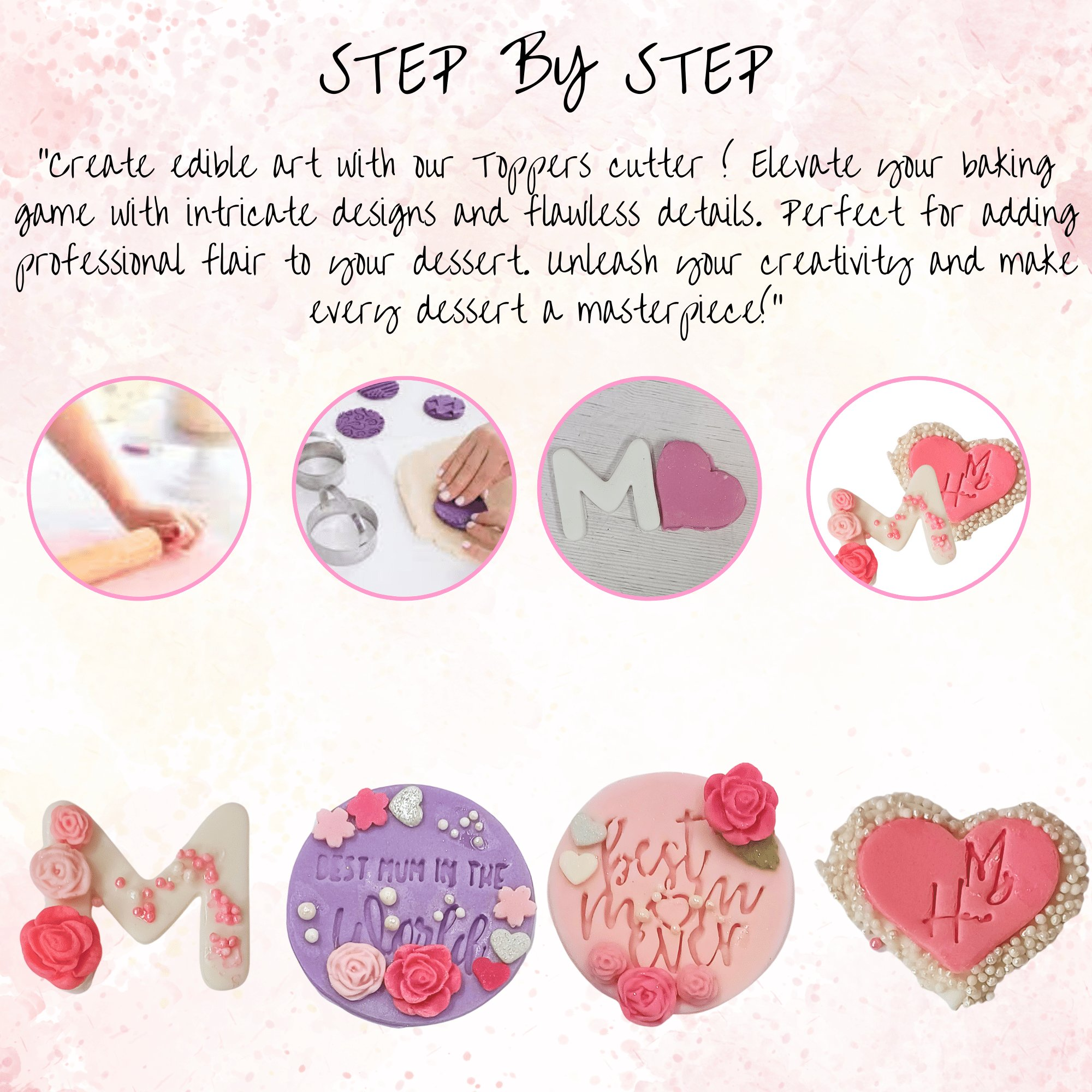 confect toppers cutters best mom ever topper cutter fondant cutter mday cutters 06