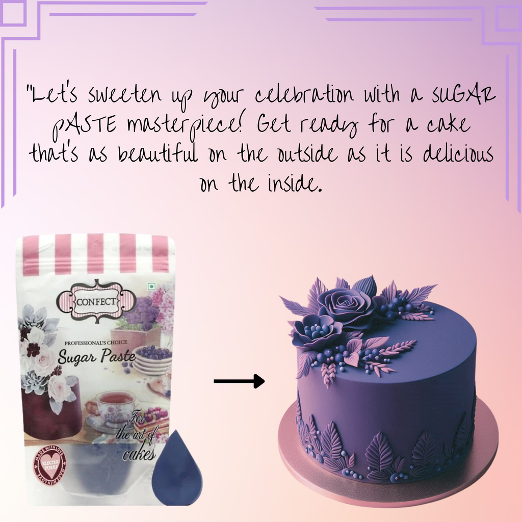 confect electric purple sugarpaste br b 1 kg b