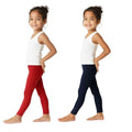 Chilins Lycra Blue,Red Cotton Legging for Girls