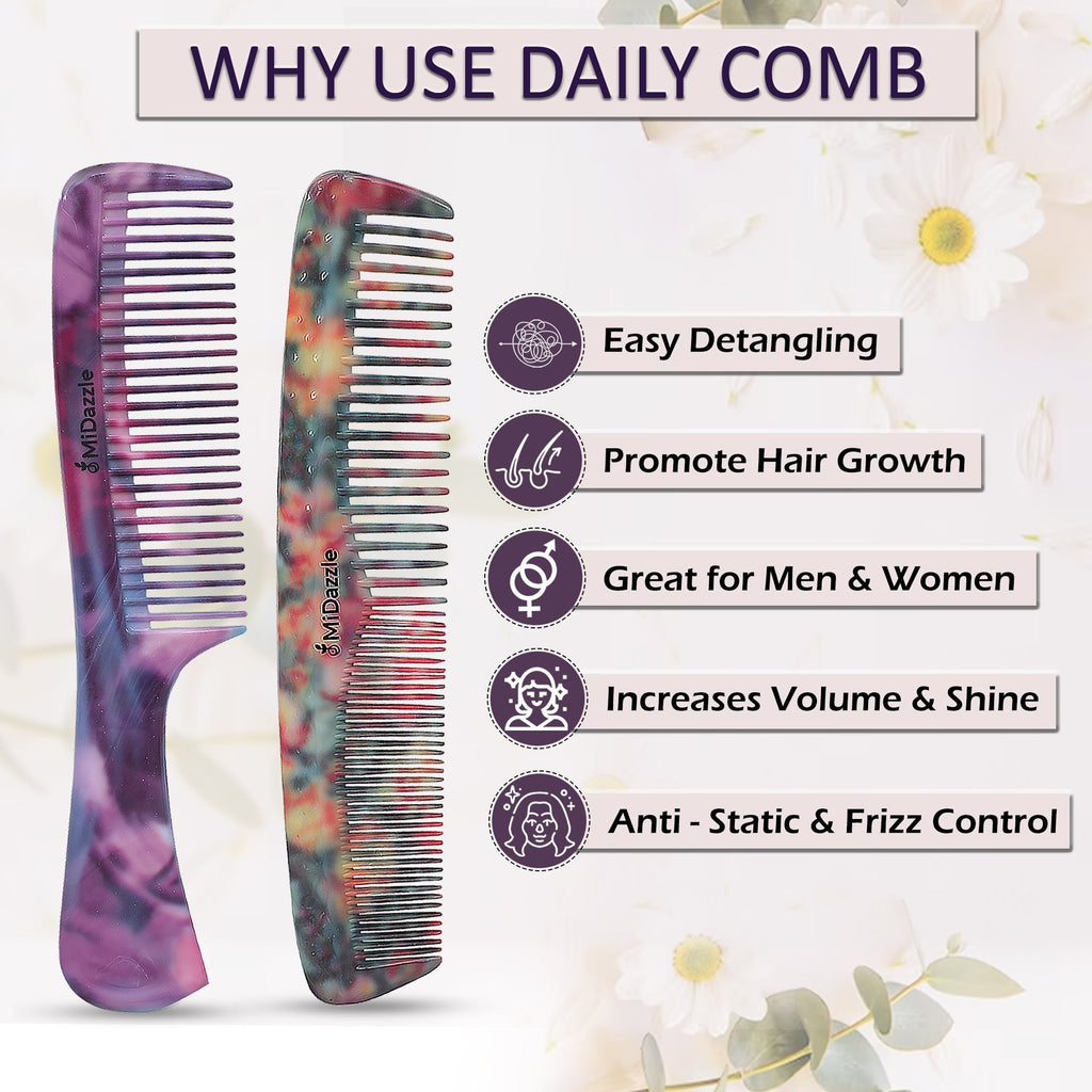 MiDazzle Daily Comb Set Of 3 MIDC2705 - Distacart