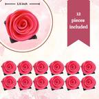 sugar roses for cake cupcake decoration hot pink 120 gms