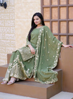 Yash Enterprise Latest Georgette Embroidery Pista Readymade Salwar Suit - Distacart