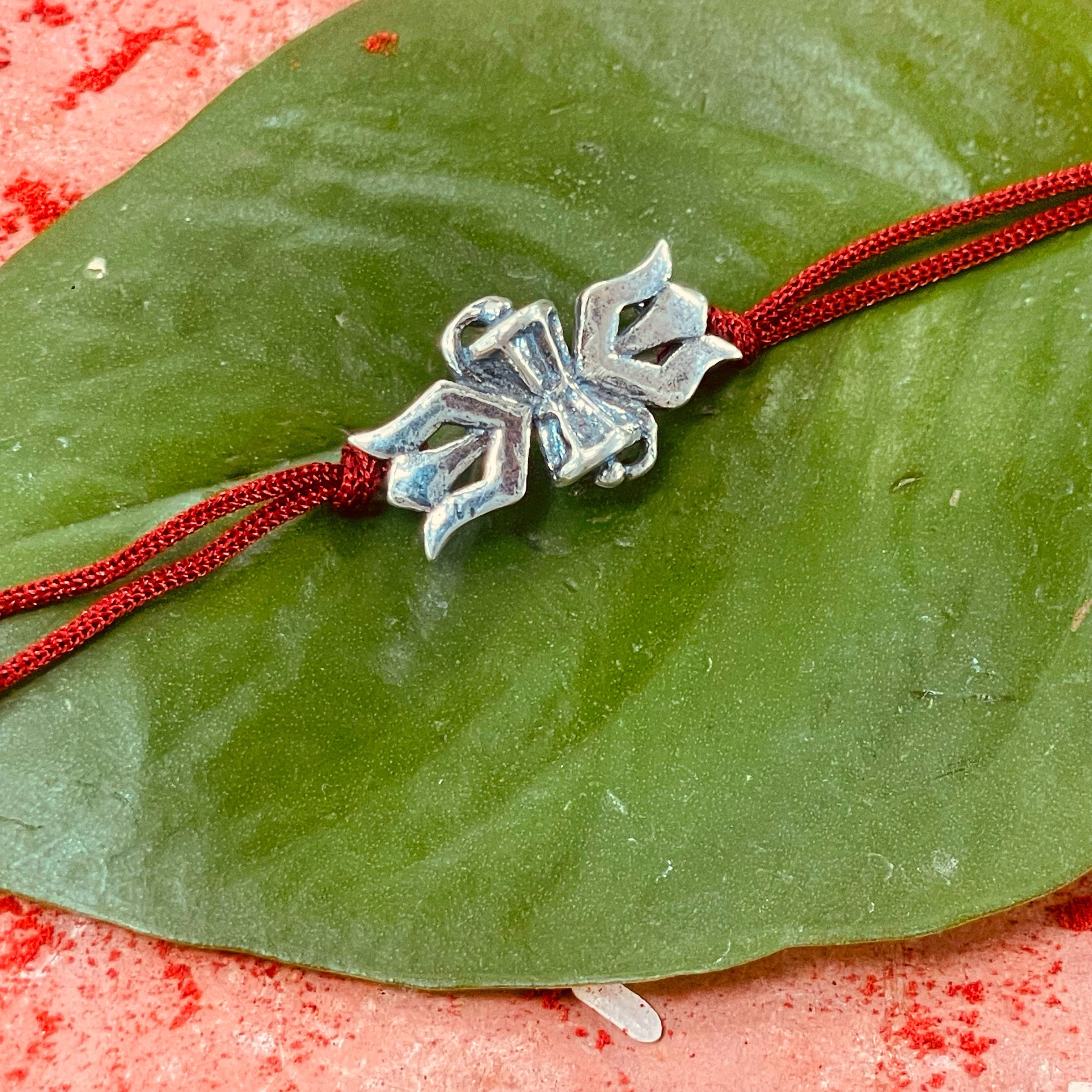 trueBrowns 925 Sterling Silver Lord Shiva Trishul Thread Rakhi - Distacart