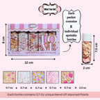 confect girls baby shower sprinkles edible sprinkles mix heart teddy baby feed bottle baby feet sprinkles pack of 5 baby shower 18