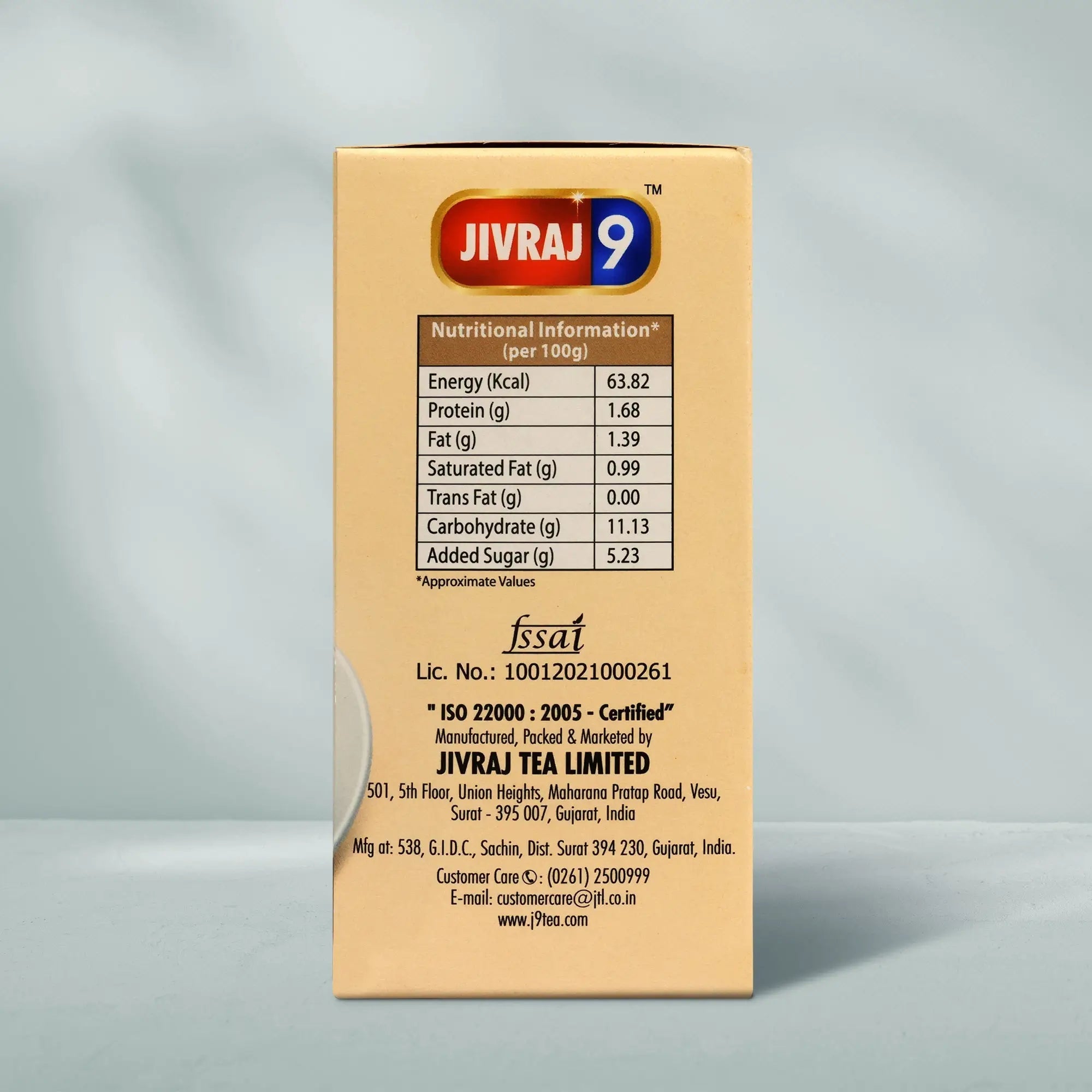 jivraj9 Tea Cappuccino Premix Coffee Box - Distacart
