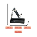 Sowpeace / White Padded Metal Phone Stand with Card Holder - Distacart