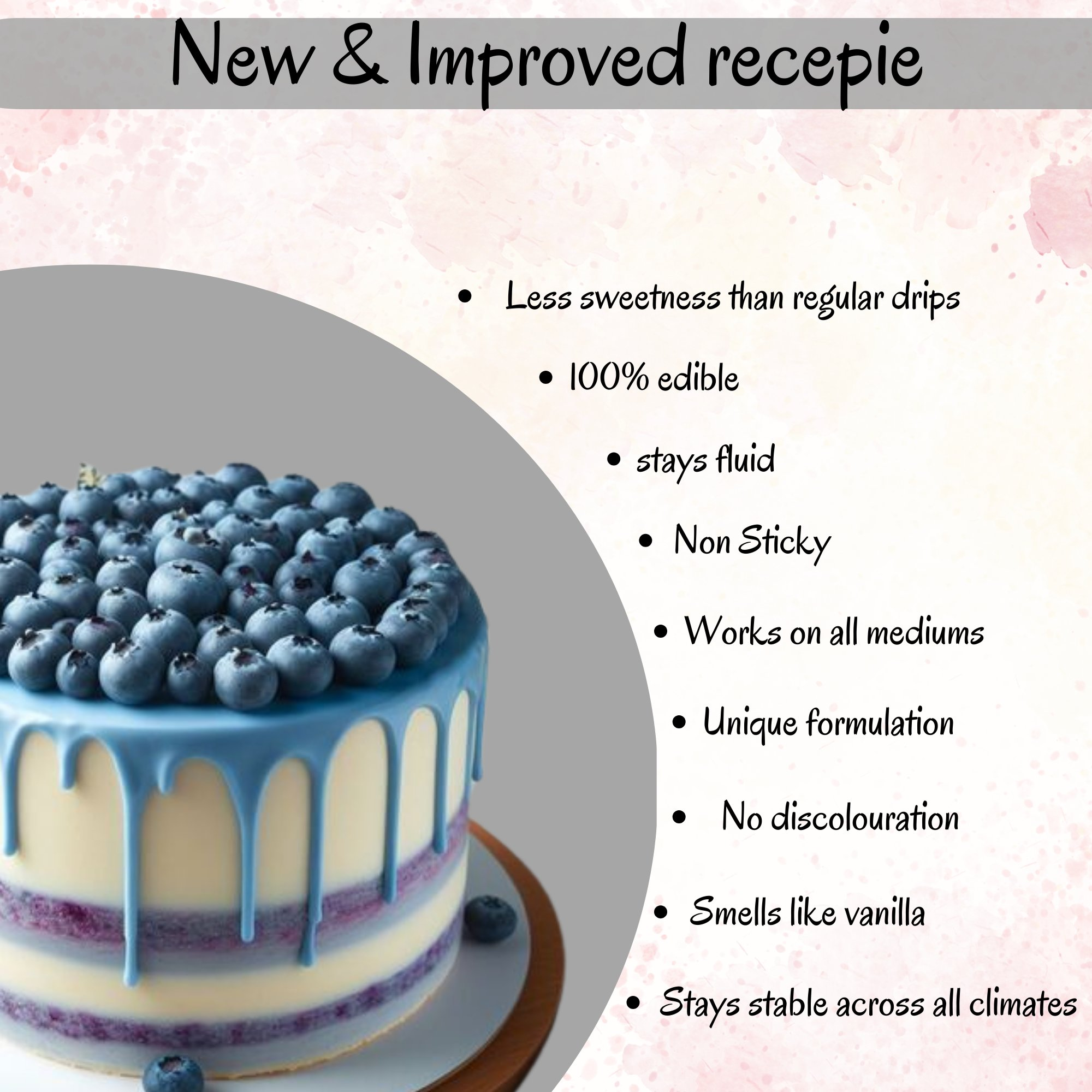 poppy blue drips110 gms