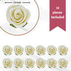 sugar flowers for cake cupcake decoration white 120 gms