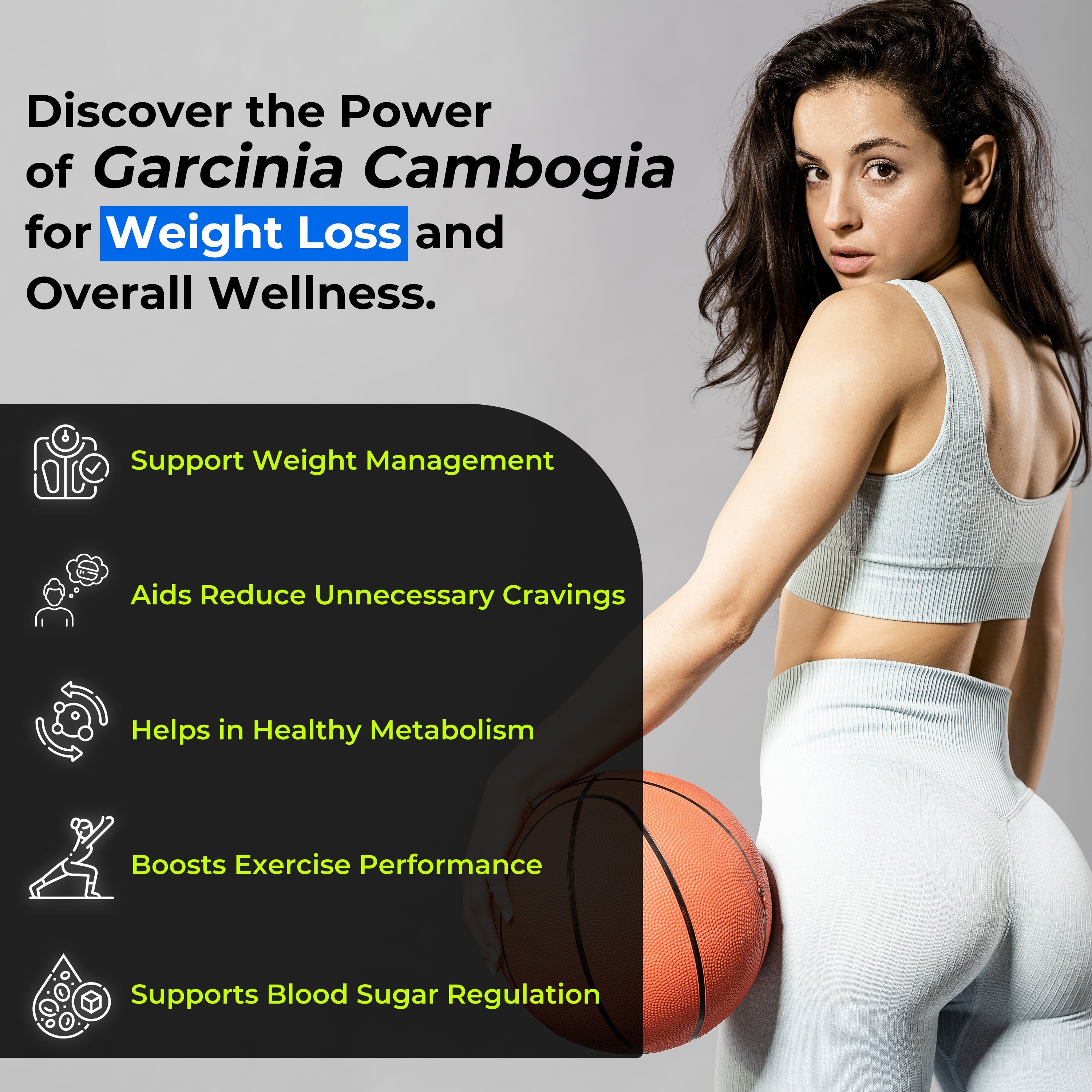 Health Veda Organics Plant Based Garcinia Capsules - Distacart