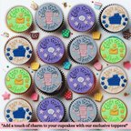 confect get well soon toppers for cakes cupcakes cake decorations supplies 100 gms ct 07