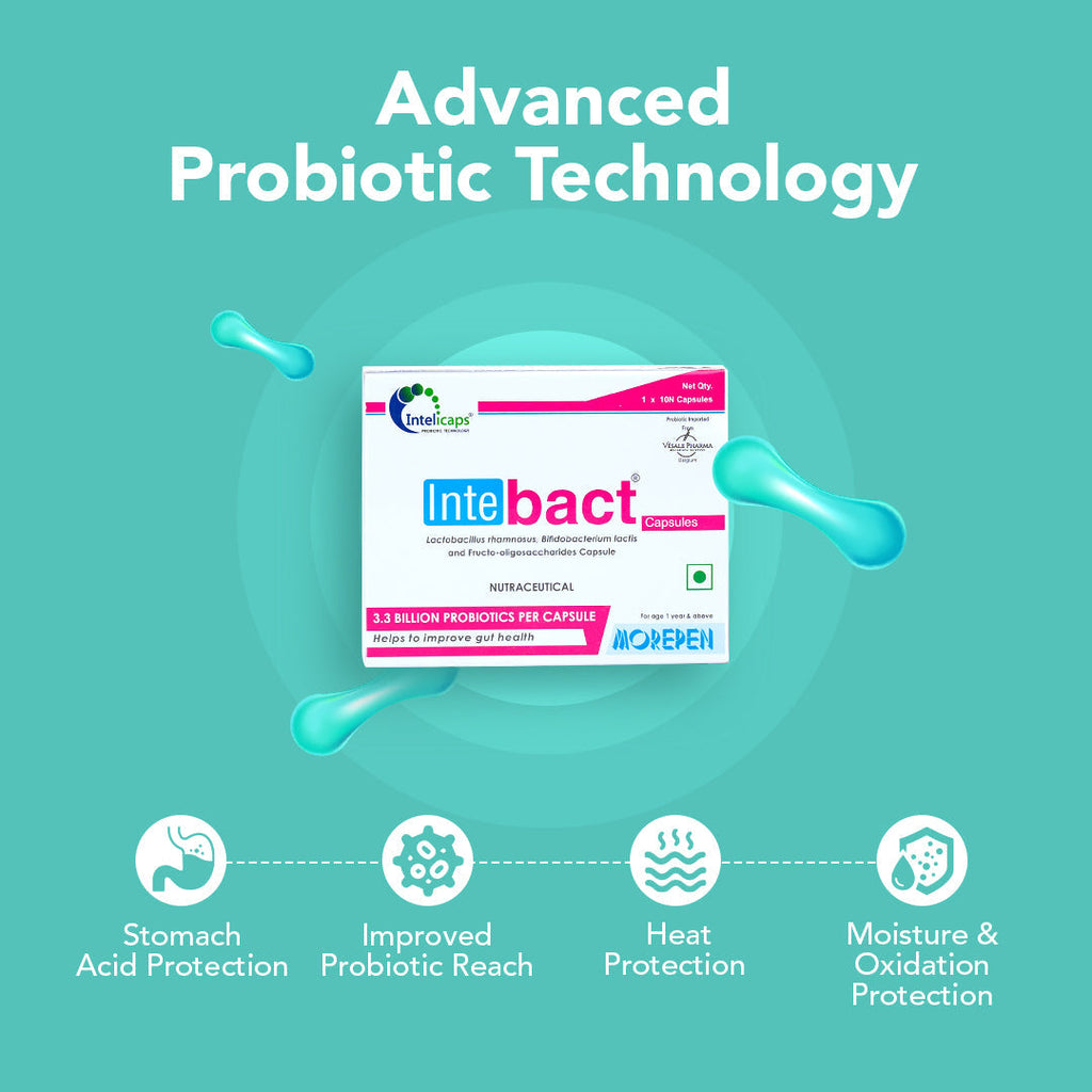 Dr Morpen Intebact Probiotic Capsules - Distacart