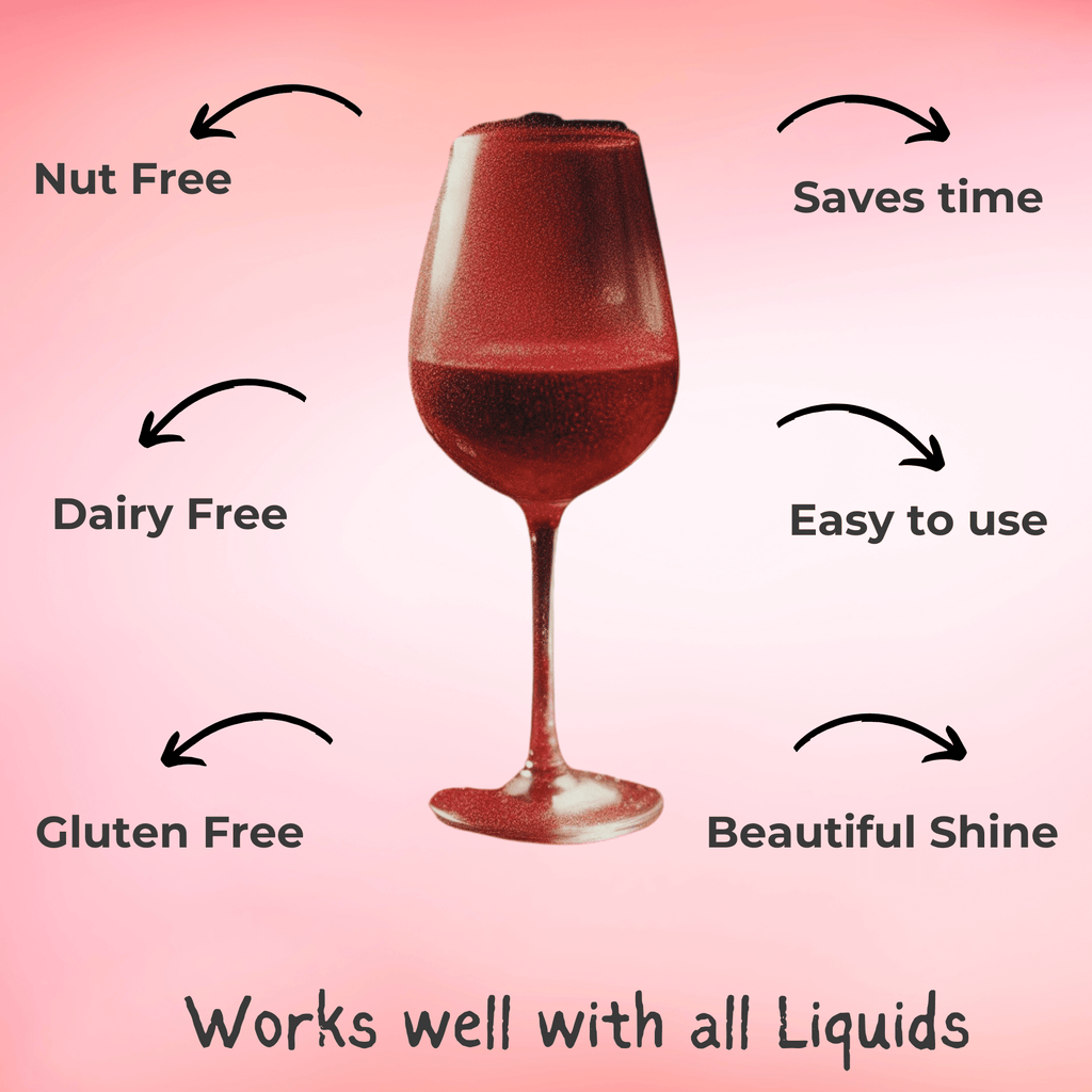 confect sangria red luster dust br b 5 gms b