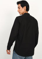 Fabmade Noir Linen Short Kurta