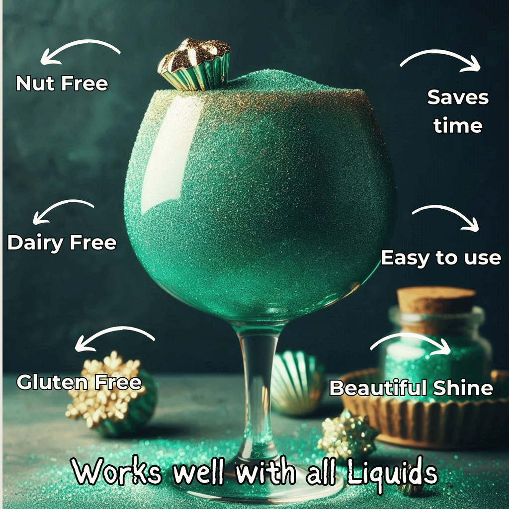 agave green edible luster dust 5 g