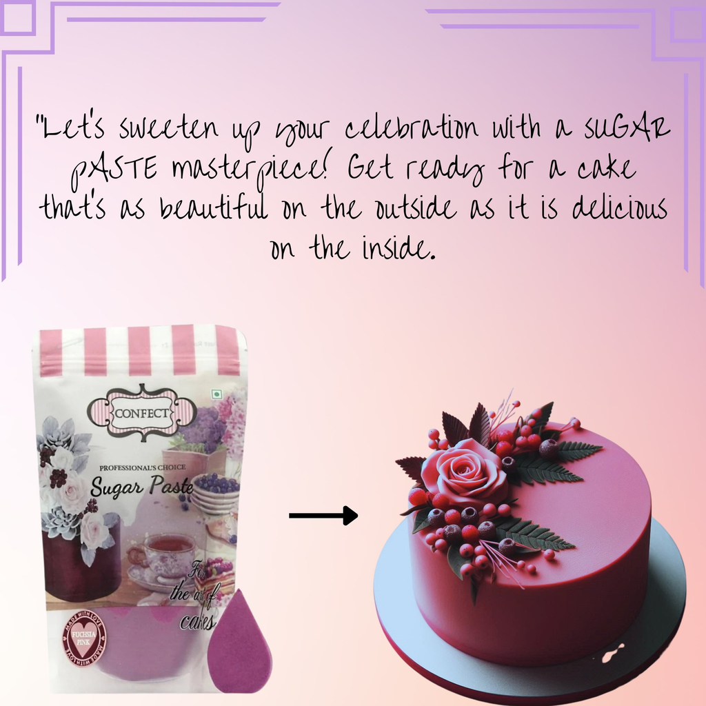 confect fuchsia pink sugarpaste br b 1 kg b