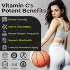 Health Veda Organics Natural Vitamin C Tablets For Skin & Health - Distacart
