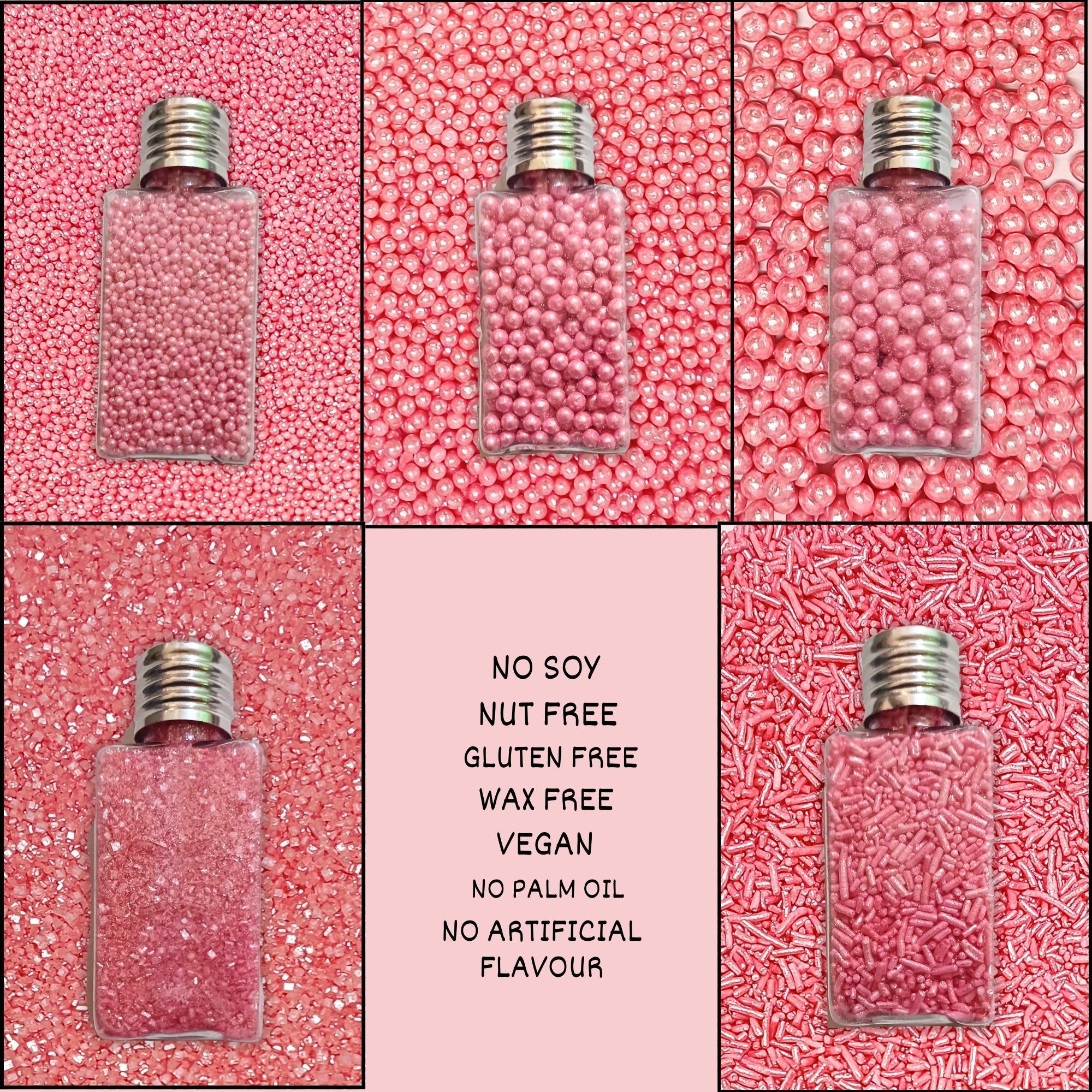 confect sprinkles for cakes cupcakes decoration usp 27baby pink