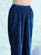 trueBrowns Blue Velvet Pant
