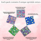 under the sea sprinkles for decorations 10 100 gm