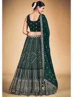 Myra Green Georgette Real Georgette Lehenga Choli