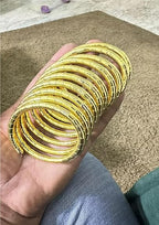 Tehzeeb Creations Women's Golden Viral Spiral Bangle For Girl And Women - Distacart