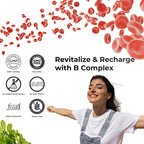 Health Veda Organics Plant Based Vitamin B-12 Capsules - Distacart