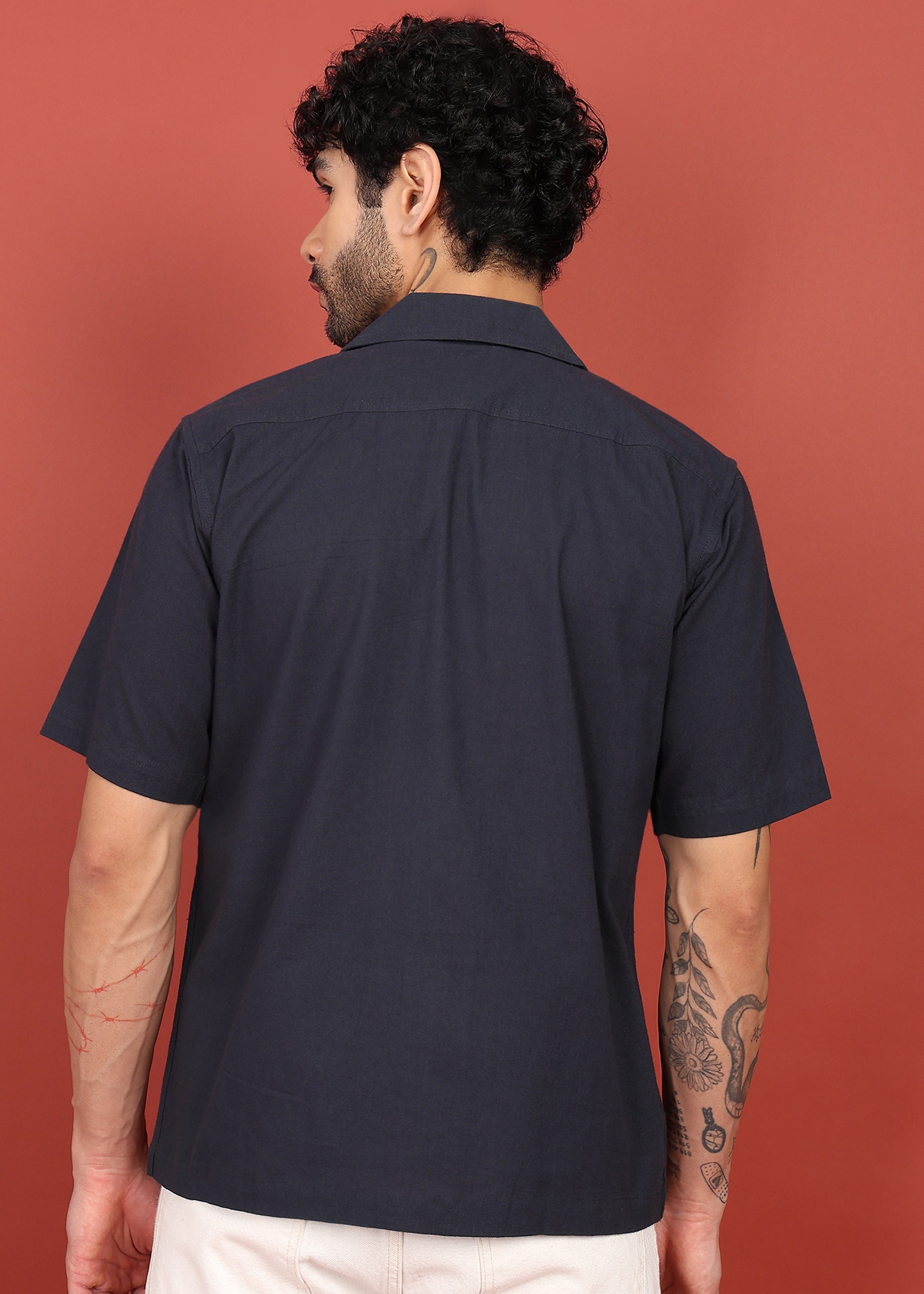 Fabmade Midnight Bloom Printed Shirt
