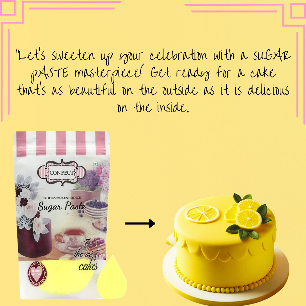 lemon yellow sugarpaste 1 kg
