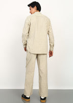 Fabmade Sandline Stripe Linen Set