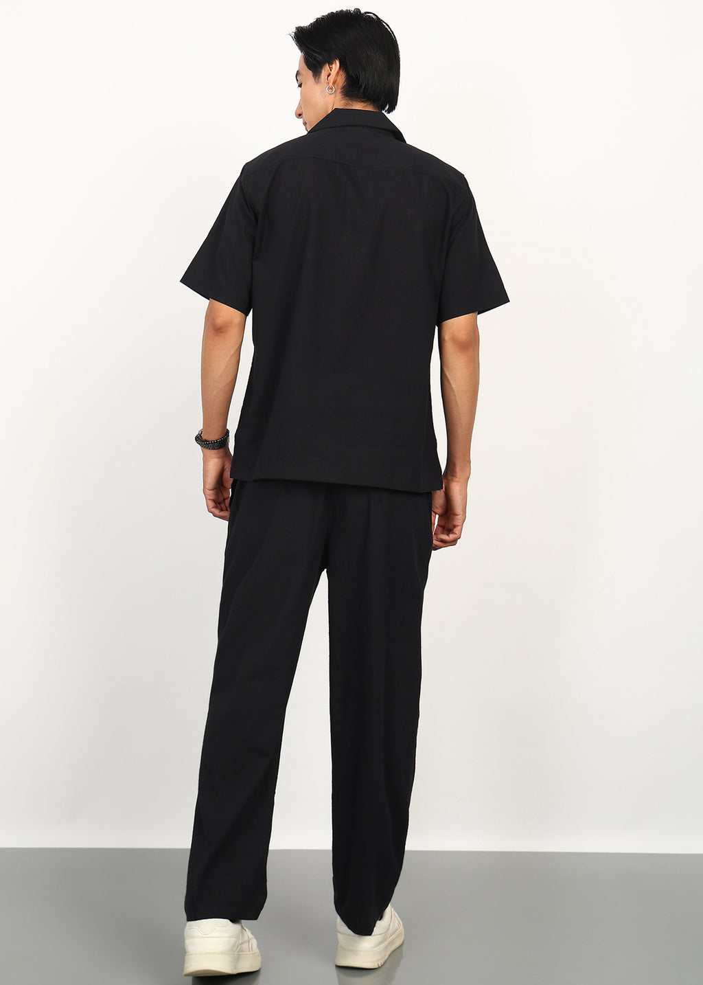 Fabmade Midnight Black Linen Co-Ord