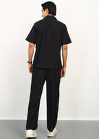 Fabmade Midnight Black Linen Co-Ord