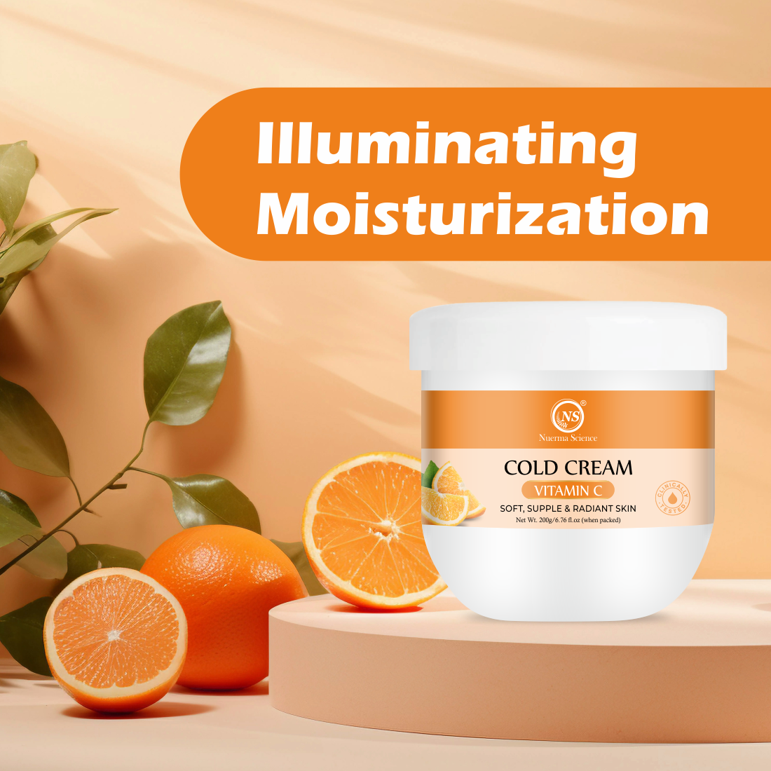 Nuerma Science Vitamin C Cold Cream for Nourishing & Glowing Skin