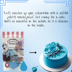 superhero blue fondant edible sugarpaste 1kg