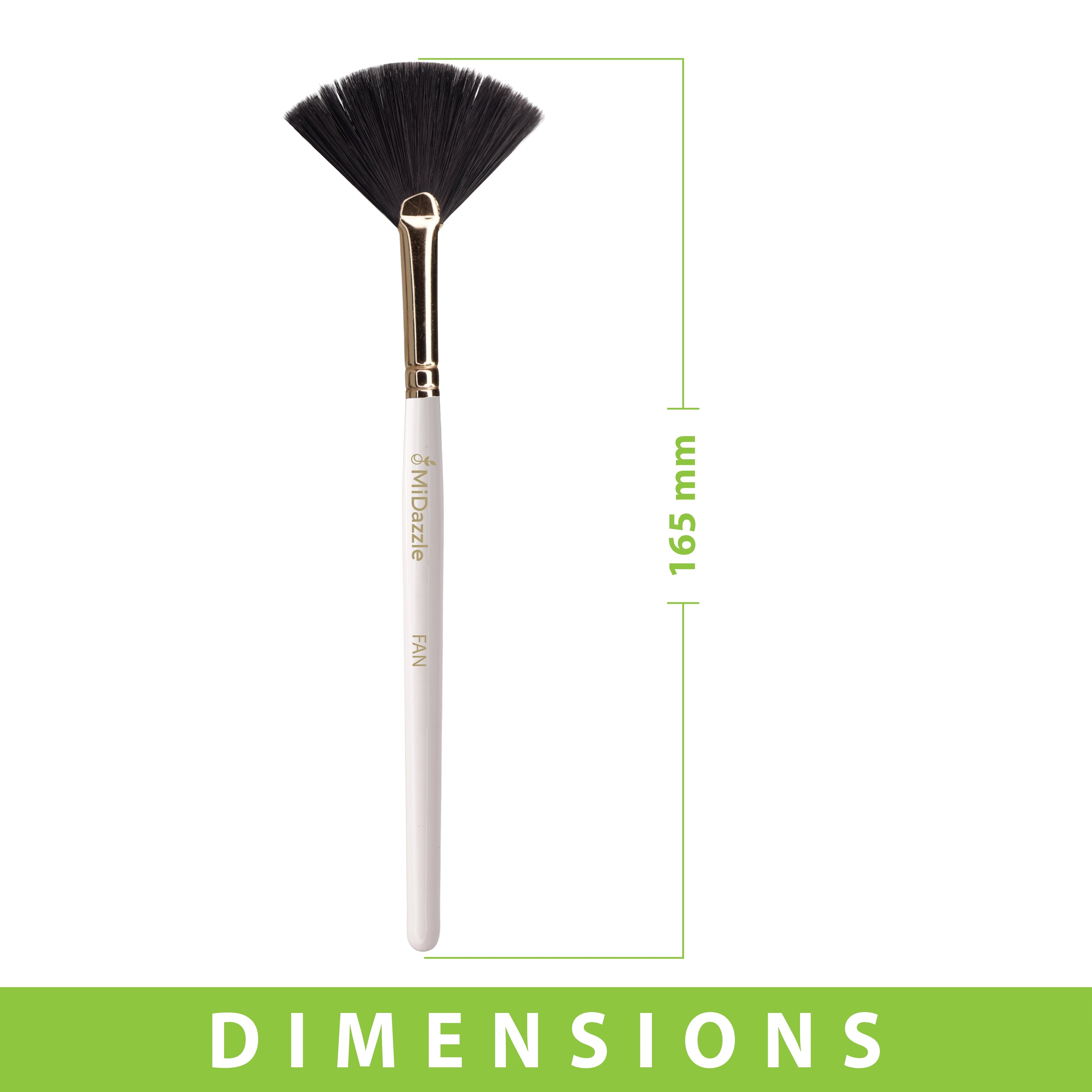 MiDazzle Fan Brush MIMB1307 - Distacart