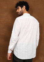 Fabmade Minimal Loom Linen Kurta