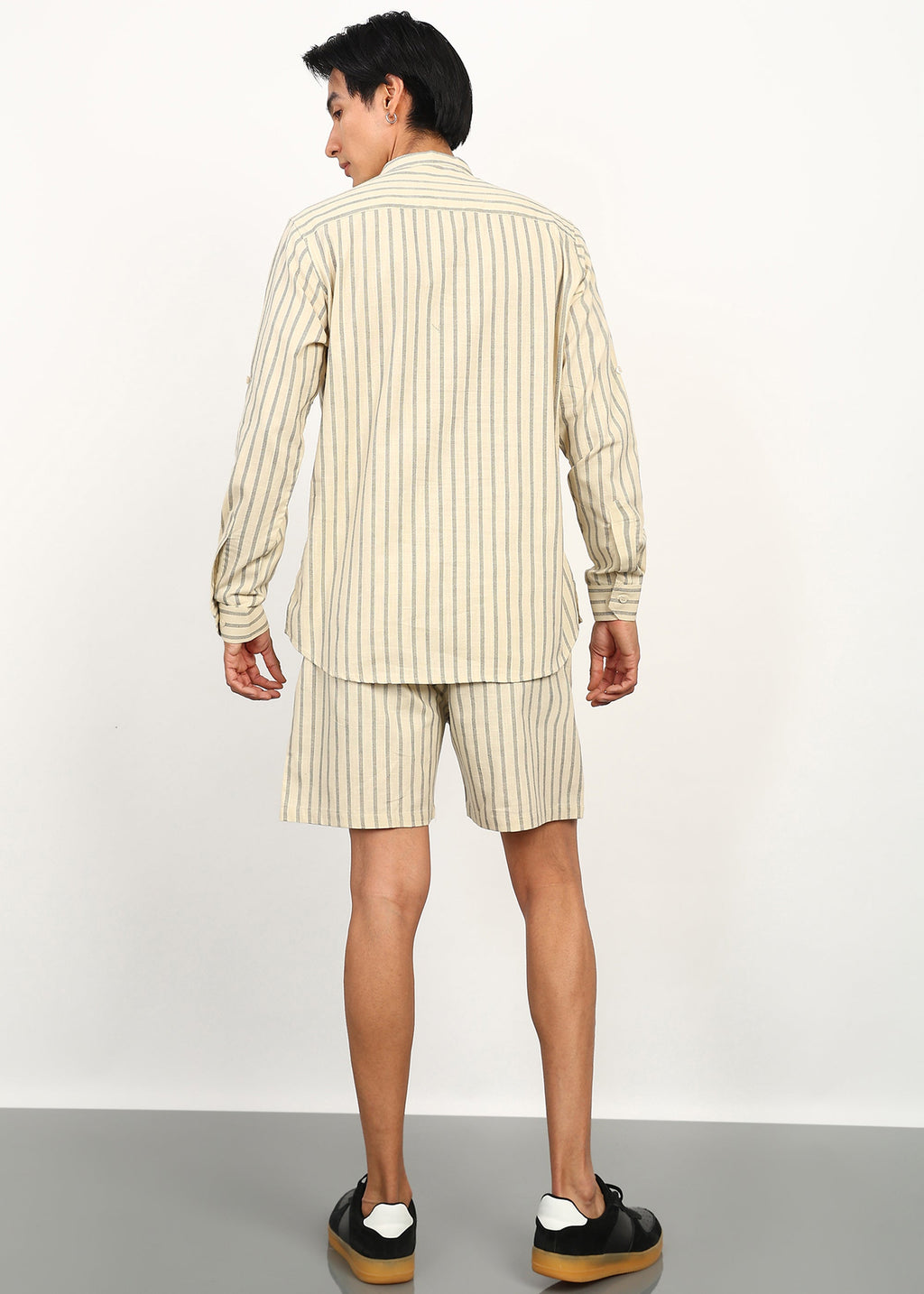 Fabmade Sandline Stripe Linen Co-Ord Set