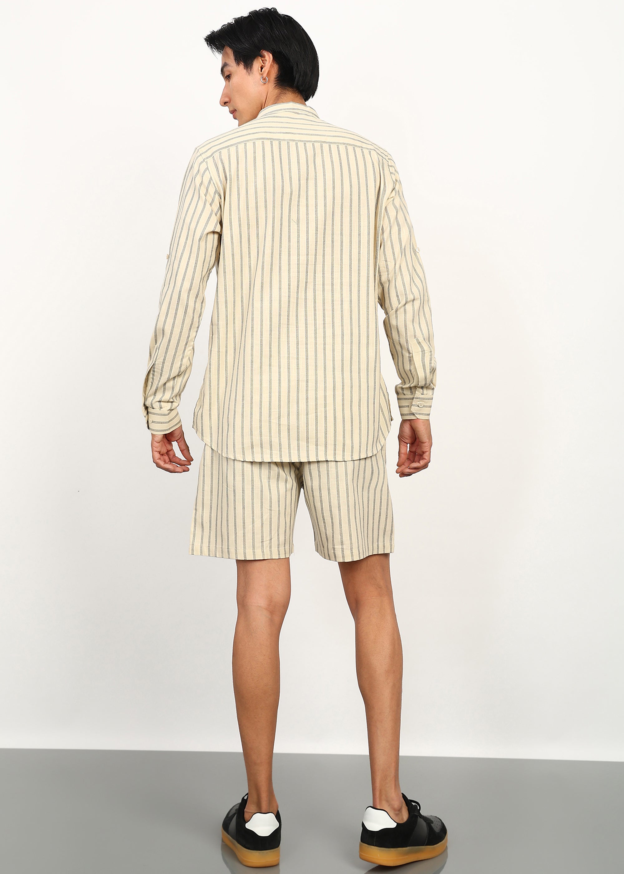 Fabmade Sandline Stripe Linen Co-Ord Set