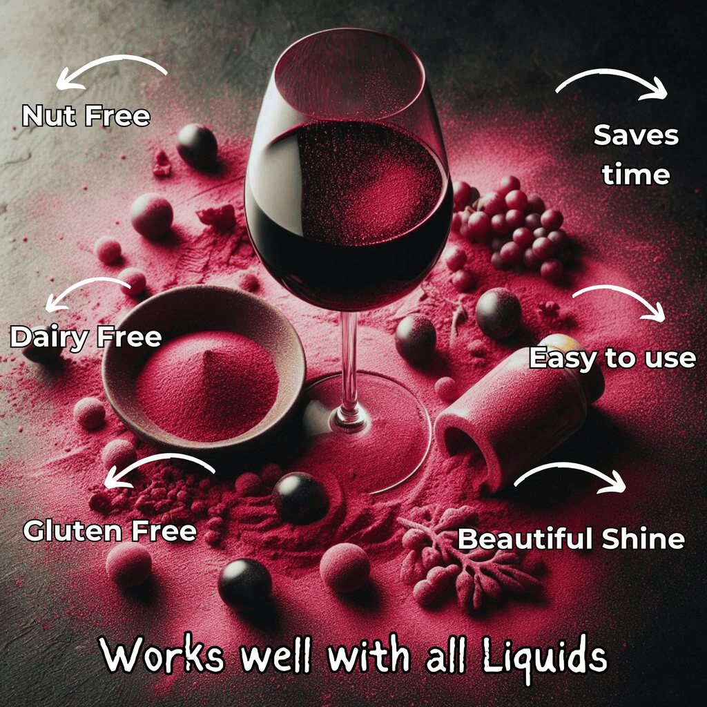 confect merlot mauve luster dust br b 5 gms b
