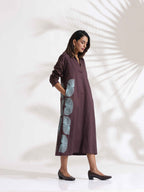 trueBrowns Cola Cotton Print A-line Dress - Distacart