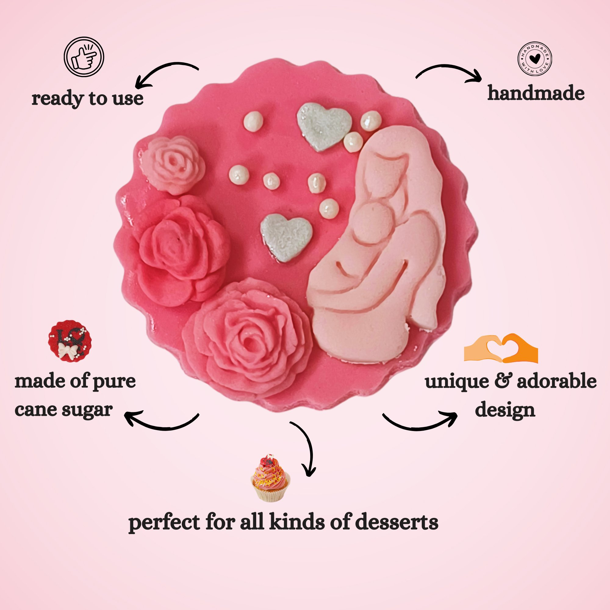 confect celebration toppers for cakes cupcakes celebration cupcake topper celebration toppers 100gms mday topper 04