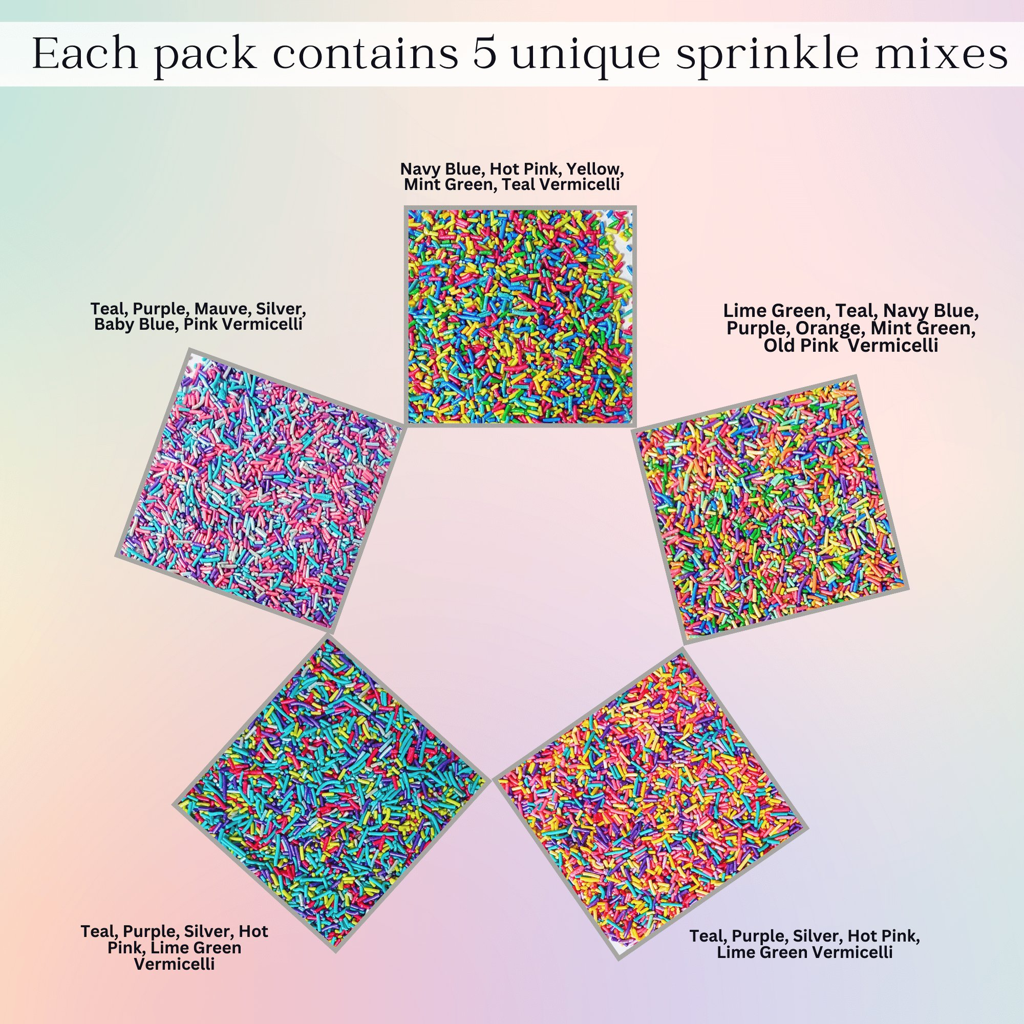 confect rainbow magic sprinkles mix colourful celebration sprinkles for cake decor 140 gms rainbow sprinkles 03